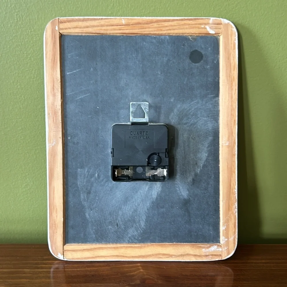 Hand painted Chalkboard Clock